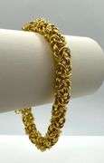 Gold Plated Byzantine Bracelet