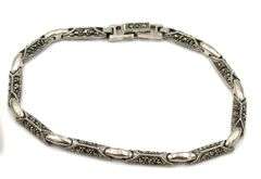 Group lot of Vintage 925 sterling silver 4 bracelets