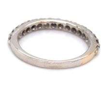 14kt White gold 0.25ctw prong set diamond band