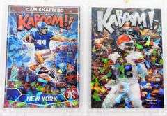 2 Ka-Boom Custom Made Football Cards