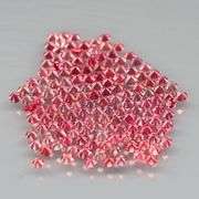 Untreated! Rare color! 2.98ct Imperial red Sapphire set!!!