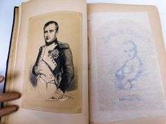 1854 Napoleon Dynasty Antique Book, Illustrated