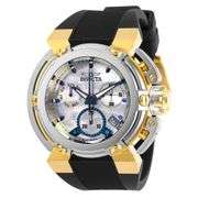 Invicta Coalition Forces Chronograph Swiss Quartz Men's Dive Watch – Mother of Pearl Dial, Black Sil