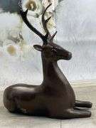 Elk Deer Bronze Sculpture