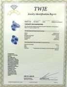 18kt White gold 10ctw Tanzanite and 2.85ctw diamond halo ring