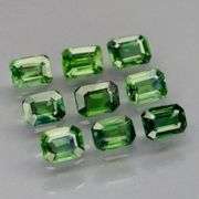 Real 2.69ct hunter green Sapphire set! Heated only!