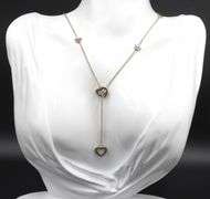 Tiffany & Co heart lariat necklace in 925 sterling silver