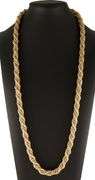 Vintage Tiffany & Co. Twisted Rope Chain Necklace 14K