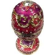 14k Musical Trinket Box Gold Plated Pewter with Austrian Crystals