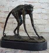 Monkey Animal Bronze Sculpture