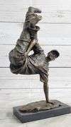 The Hip Hop Boy Dancing Bronze Statue