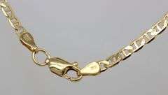 14kt Yellow gold Mariner link chain necklace