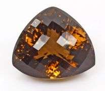 Massive! 58.24ct deep honey Quartz! Untreated!