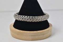 Sterling Silver Wheat Chain Bracelet