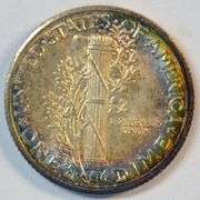 Fully struck Gem BU 1938-D Mercury Dime with FSB