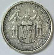 American Revolution Bicentennial Sterling Silver Medallion of Maryland
