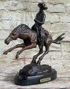 Cowboy Horse Bronze Sculpture