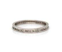 0.45ctw Diamond Channel Set Band Ring in 14K