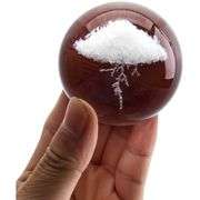 3D Lightning Cloud Crystal Ball Paperweight