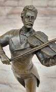 Johann Strauss playing the Violin Bronze Sculpture