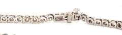 14kt White gold 2.35ctw round brilliant cut diamond tennis bracelet