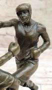 Last Round Boxing Bronze Statue