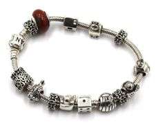 Pandora bracelet with 15 charms