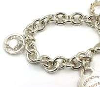 Tiffany & Co heart tag charm bracelet