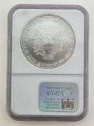 2003 American Silver Eagle, NGC MS69 Milkspots*