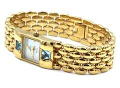 Jules Jurgensen blue topaz quartz watch