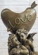 Be my Valentine Candle Holder Bronze Statue