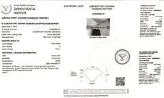 Platinum 0.94ct Lab grown oval diamond engagement ring