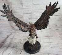Stunning Eagle Bronze Statue