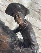 Cowboy Bronze Sculpture