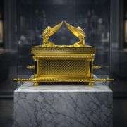 Ark of the Covenant Model Gold-Plated