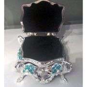 Metal Jewelry Trinket Box Keepsake