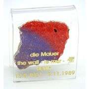 Berlin Wall Fragment with Case