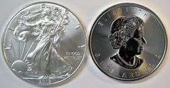 Superb Gem BU $1 American Silver Eagle & $5 Canadian Maple Leaf from 2019