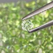 Dazzling 4.70ct untreated super clean apple green Peridot set