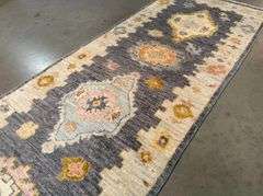 Exquisite Oushak Runner  2'.8"x8'