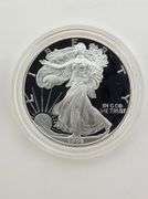 1995 Proof American Silver Eagle, OGP