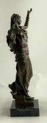 Arab Girl Dancing Bronze Sculpture