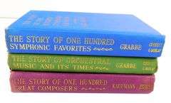 1940's Set of 3 Small Music Book
