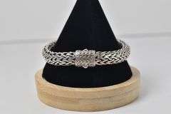 Sterling Silver Wheat Chain Bracelet