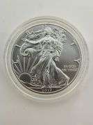 2017-W Burnished American Silver Eagle, OGP
