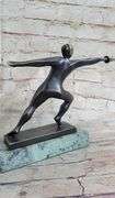 Brown Patina Bronze Statue