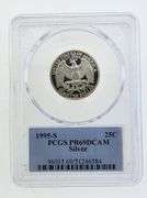 1995-S Proof Silver Quarter, PCGS PR69 DCAM