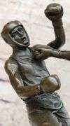 Last Round Boxing Bronze Statue
