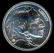 1 Troy Ounce .999 Silver Buffalo Round