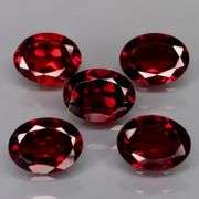 The depth of color in this 7.56ct Garnet collection is AMAZING!
